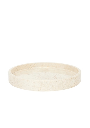 Anastasio Home The Large Will Dish in Oyster - Ivory. Size all.
