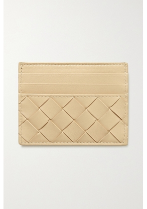 Bottega Veneta - Intrecciato Leather Cardholder - Cream - One size