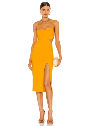 h:ours Haydon Dress in Yellow. Size L, S, XS, XXS.