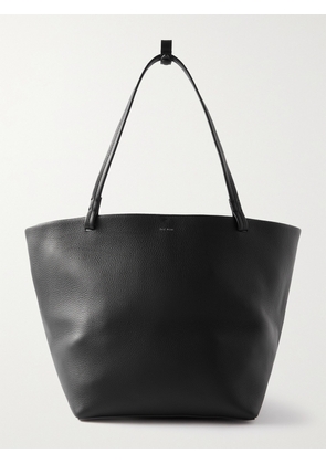 The Row - Park 3 Medium Textured-leather Tote - Black - One size