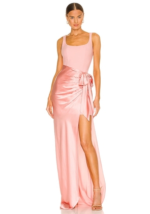 Cinq a Sept Marian Gown in Pink. Size 10.