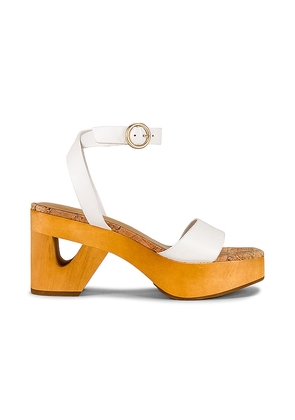 House of Harlow 1960 x REVOLVE Maryl Clog Sandal in Ivory. Size 8.