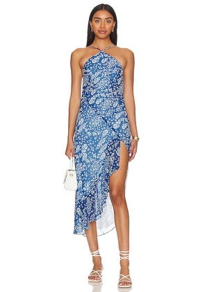 Amanda Uprichard x REVOLVE Dasha Dress in Blue. Size XL.