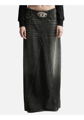 De-pago-S3 Long Denim Skirt