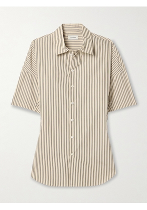 LEMAIRE - Striped Cotton-poplin Shirt - Neutrals - FR34,FR36,FR38,FR40,FR42,FR44