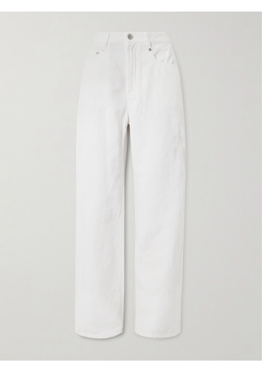 Brunello Cucinelli - Cotton And Linen-blend Wide-leg Pants - White - IT36,IT38,IT40,IT42,IT44,IT46,IT48,IT50,IT52