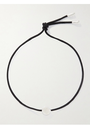 Sophie Buhai - Sigrid Silver And Cord Necklace - One size