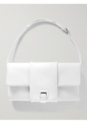 Proenza Schouler - Flip Textured-leather Shoulder Bag - White - One size