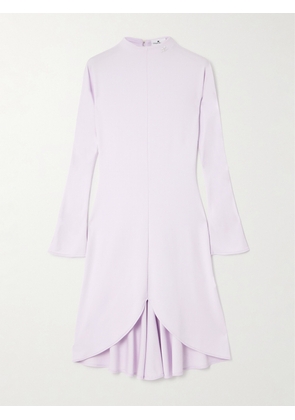 COURREGES - Asymmetric Jersey Mini Dress - Purple - x small,small,medium,large,x large