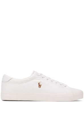 Polo Ralph Lauren low top contrast logo sneakers - White