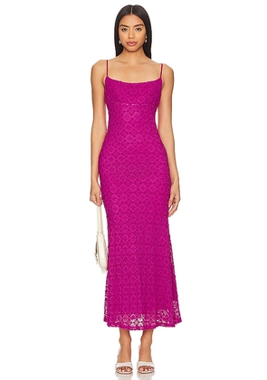 Bardot x REVOLVE Adoni Midi Dress in Purple. Size 4, 6.