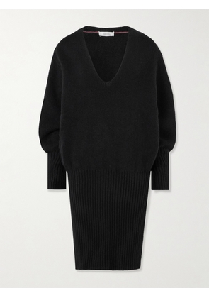 Ferragamo - Brushed Cashmere-blend Dress - Black - x small,small,medium,large,x large