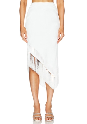 Cult Gaia Tonisha Skirt in White. Size S, XS.
