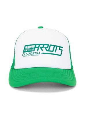 Carrots California Grown Hat in Green.