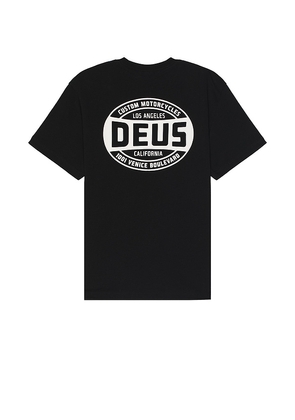 Deus Ex Machina Stranger Tee in Black. Size M, S, XL/1X.