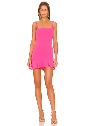 Lovers and Friends Teddy Mini Dress in Pink. Size M, S, XL.