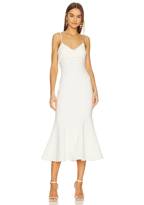 LIKELY Meritt Dress in White. Size 8.