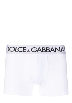 Dolce & Gabbana logo-waistband stretch boxers - White