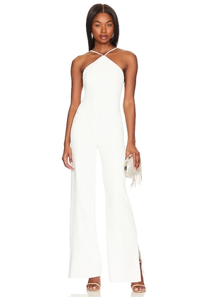 Lovers and Friends Gianni Jumpsuit in White. Size XL, XXS.