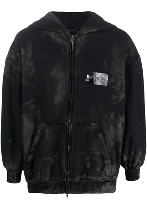 Balenciaga Gaffer zip-up hoodie - Black