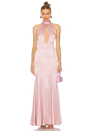 Lovers and Friends Bridgette Gown in Pink. Size S, XL, XS.