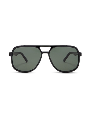Le Specs Trailbreaker Sunglasses in Black.