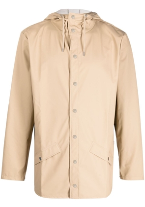Rains hooded waterproof jacket - Neutrals