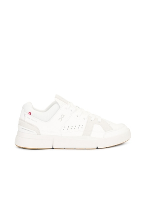 On The Roger Clubhouse Sneaker in White. Size 10.5, 11, 11.5, 12, 13, 7.5, 8, 8.5, 9, 9.5.