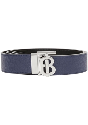 Burberry reversible logo-buckle belt - Blue