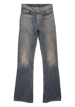Balenciaga mid-rise bootcut jeans - Blue