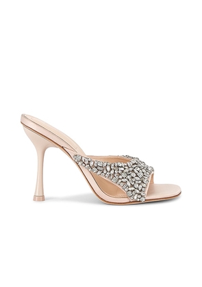 SIMKHAI Max Crystal Sandal in Nude. Size 37, 38, 39, 40.