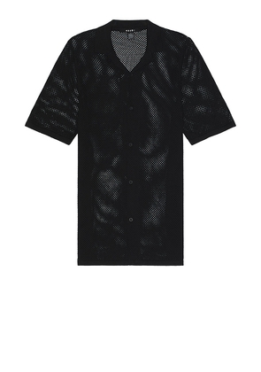 Ksubi Net Worth Resort Shirt in Black. Size M, S.