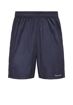 Palmes Middle Shorts in Navy. Size M, S, XL/1X, XXL/2X.