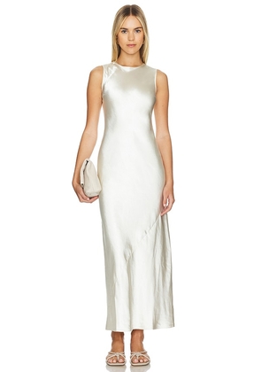 L'Academie by Marianna Etienne Maxi Dress in Ivory. Size L, S, XL.