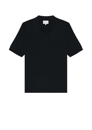 Norse Projects Leif Cotton Linen Polo in Navy. Size M, S, XL/1X.