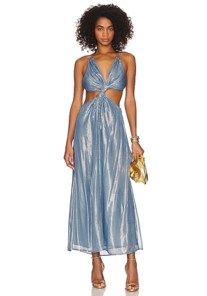 Sundress Bettina Dress in Blue. Size M.