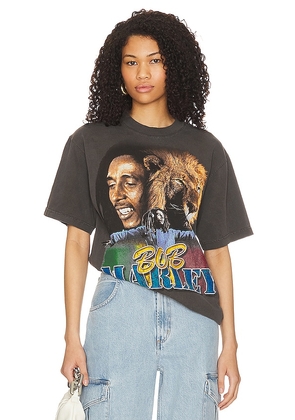 SIXTHREESEVEN Bob Marley Tour T-Shirt in Black. Size L, S, XS.