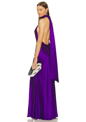 SAU LEE Penelope Gown in Purple. Size 6.