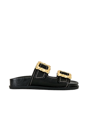 Schutz Enola Sporty Sandal in Black. Size 6, 6.5, 7, 7.5, 8, 8.5, 9, 9.5.