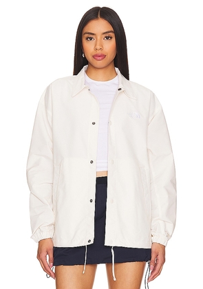 The North Face Easy Wind Coaches Jacket in White. Size S, XS.
