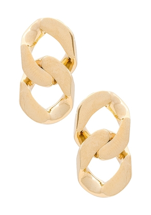 8 Other Reasons Link Up Earring in Metallic Gold.