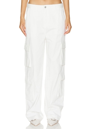 superdown Gisele Cargo Pant in White. Size L, XL.
