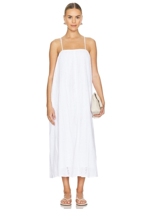 Seafolly Broderie Maxi Dress in White. Size M, S, XL, XS.