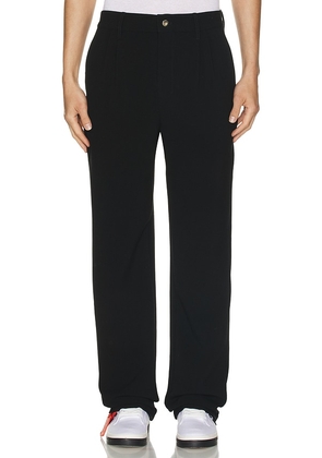 YONY Double Pleated Trousers in Black. Size 32, 34, 36.