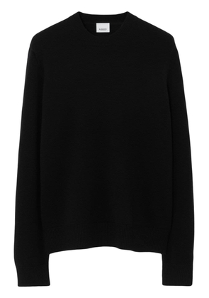 Burberry long-sleeve cashmere jumper - Black