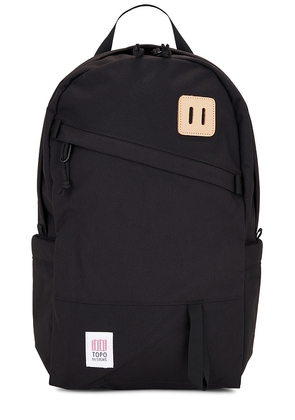 TOPO DESIGNS Daypack Classic Backpack in Black.