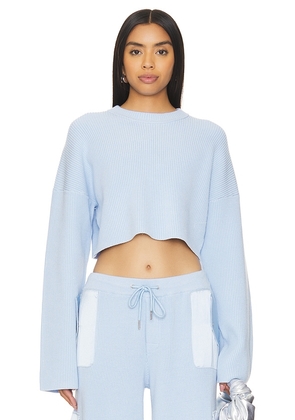 SER.O.YA Lucinda Sweater in Baby Blue. Size M, S, XS.