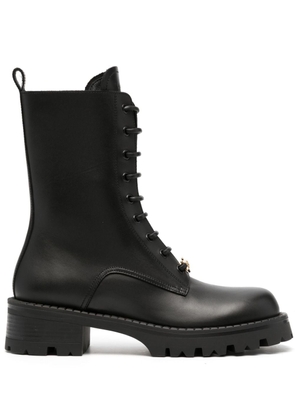 Versace Alia lace-up boots - Black