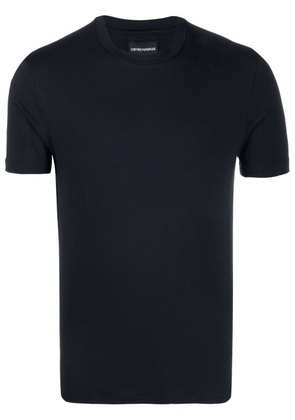 Emporio Armani round neck short-sleeved T-shirt - Blue