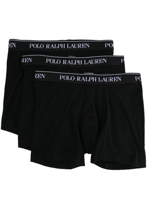 Polo Ralph Lauren logo waistband boxer briefs (set of three) - Black